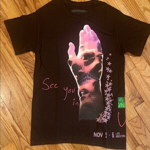 Brown Astro world graphic tee